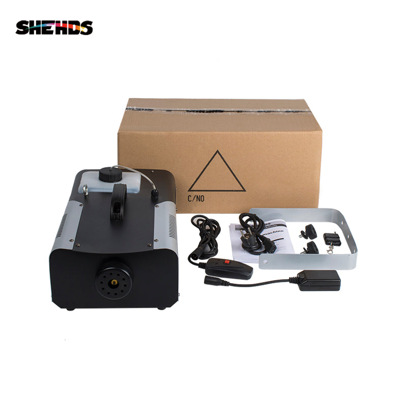 SHEHDS High Quality 1500W Smoke Machine Fog Machine(Remote Control Wire Control DMX512 Control)