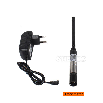 SHEHDS DMX512 Wireless Receiver or Transmitter Laser Light 300m Controller Receiver or Transmitter 2.4G for LED Stage Light LED Light