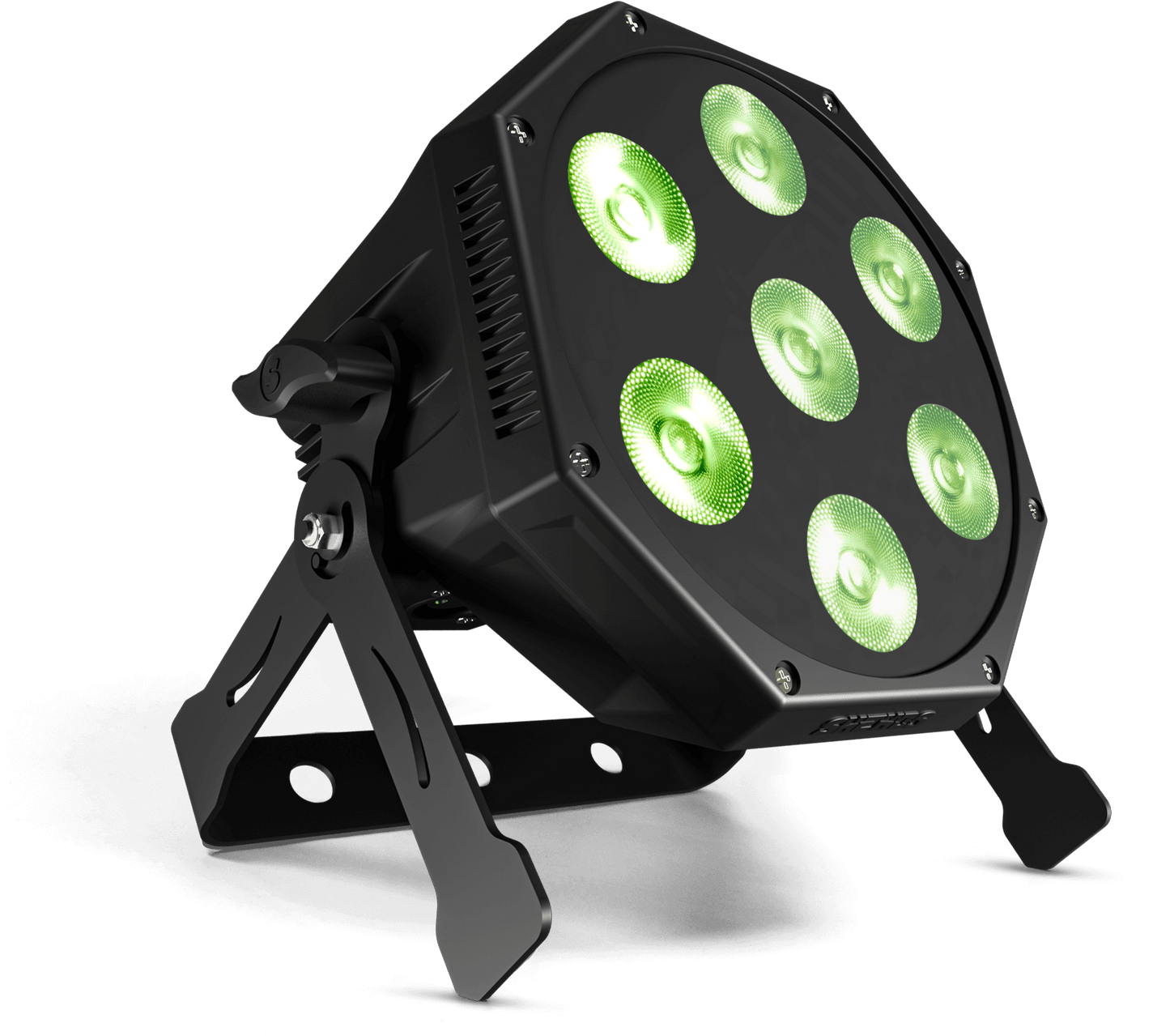 GlamoPar LED Lighting 7x12W RGBWA+UV&RGBLAC Color Mixing Intelligent Start stop Temperature Control For Wedding Concert