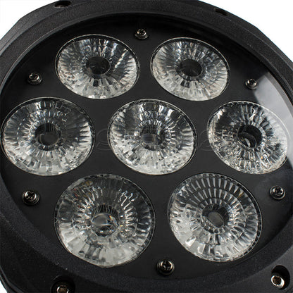 SHEHDS Waterproof LED Par 7x12W RGBW /7x18 RGBWA+UV For Outdoor Stage Night Club DJ Stage