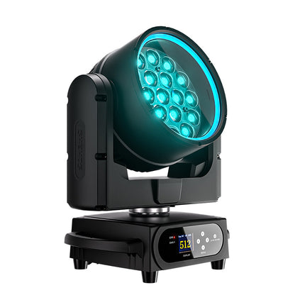 SHEHDS Waterproof LED Moving Head Light 19x15W / 20W / 25W Beam Wash Zoom IP65 Stage Lighting