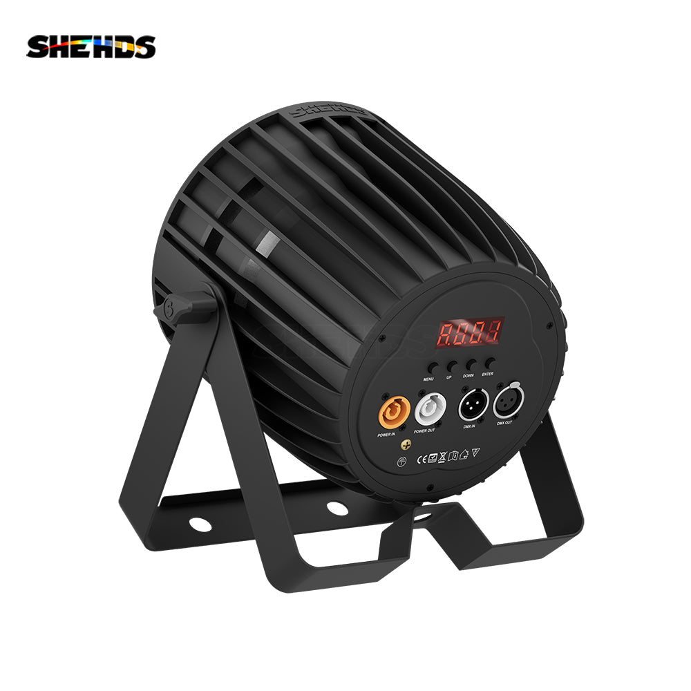 SHEHDS New Version Big Aluminum alloy LED 18x18W RGBWA+UV 6In1 PAR Light High Power Even Color Mixing For DJ Projector