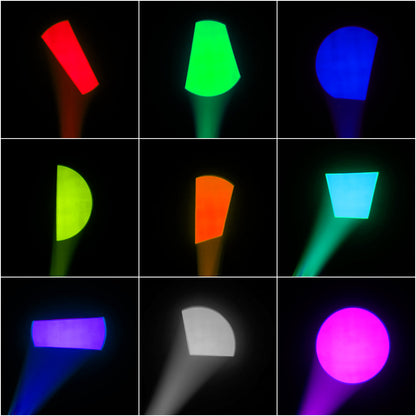 LED Fixed Focus LEKO 250W/350W Profile Spotlight - RGBWAUV/RGBLAC/RGBW/RGBL/Warm+Cool White | Four-leaf Manual Shutters