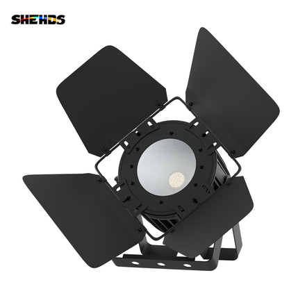 SHEHDS New Version Aluminum Alloy LED 200W RGBACL 6in1 COB Light 2 Years Warranty AdjustableVoice Control Sensitivity For Performance Stage