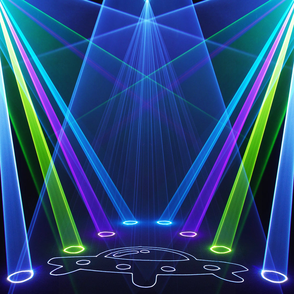 New APP Control  Constellaser 12W Moving Head Laser Light With Ring Effect For bar Concerts Walking Street