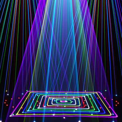 New APP Control  Constellaser 12W Moving Head Laser Light With Ring Effect For bar Concerts Walking Street