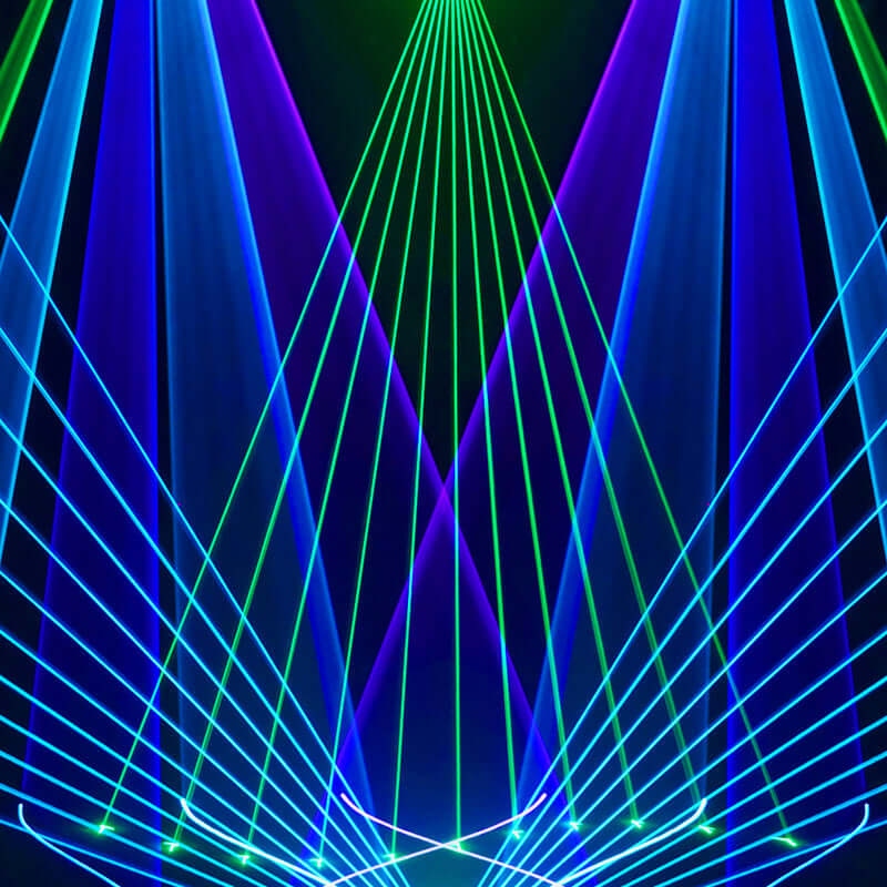 Constellaser APP Control Waterproof 12W RGB Scanner Pattern Animation Laser Light