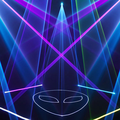 New APP Control  Constellaser 12W Moving Head Laser Light With Ring Effect For bar Concerts Walking Street