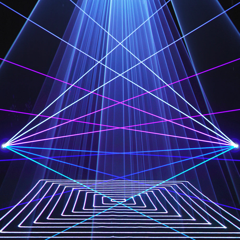 New APP Control  Constellaser 12W Moving Head Laser Light With Ring Effect For bar Concerts Walking Street