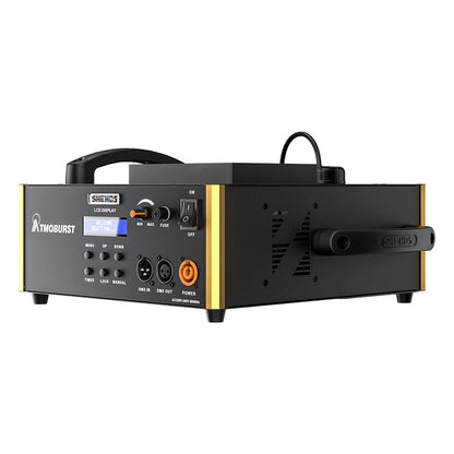 SHEHDS 1500W RGB LED Fog Machine with 24x3W Lights DMX & Remote Control Fog Effect – product feature view