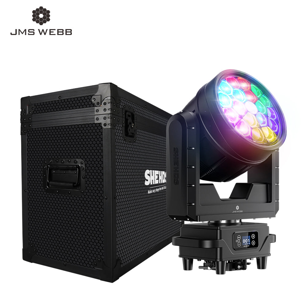 New Arrival 19x40W Waterproof LED Zoom Beam Wash Light with RGBW Outdoor For Concert Performance Festival Theater JMS WEBB