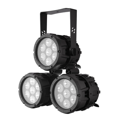 SHEHDS Waterproof 7x18W Linkable LED Par Light APP Control RGBWA+UV / RGBLAC Stage Light