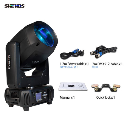 SHEHDS LED Beam 150w Good Moving Head Lighting Good For Dj Equipment Spotlight DJ Disco Stage Nightclub Wedding