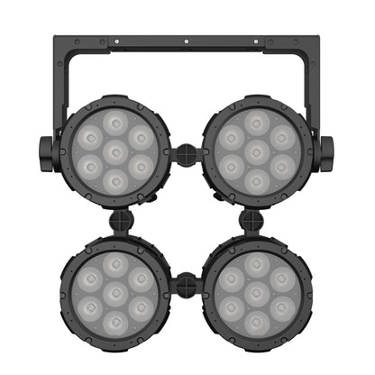 SHEHDS Waterproof 7x18W Linkable LED Par Light APP Control RGBWA+UV / RGBLAC Stage Light