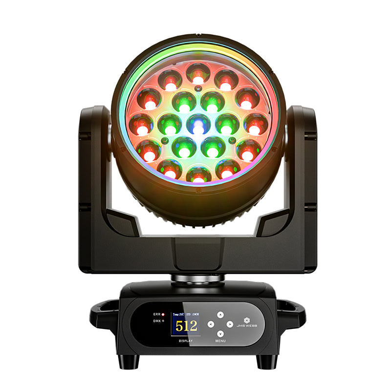 SHEHDS Waterproof LED Moving Head Light 19x15W / 20W / 25W Beam Wash Zoom IP65 Stage Lighting