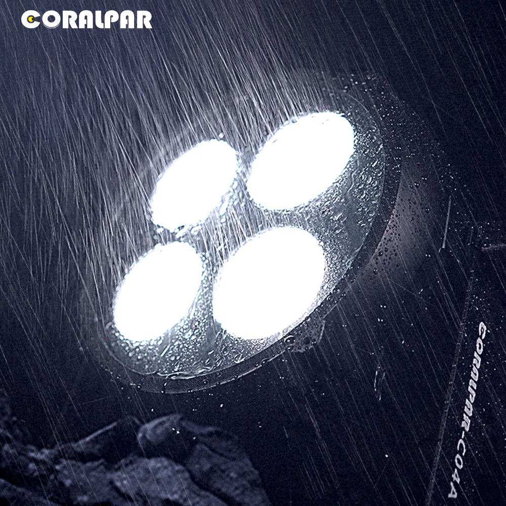 New Waterproof Aluminum alloy LED Par COB 200W Cool White + Warm White Lighting Outdoor CoralPar