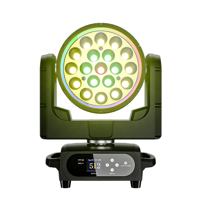 SHEHDS Waterproof LED Moving Head Light 19x15W / 20W / 25W Beam Wash Zoom IP65 Stage Lighting