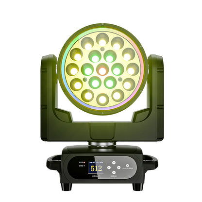 SHEHDS Waterproof LED Moving Head Light 19x15W / 20W / 25W Beam Wash Zoom IP65 Stage Lighting