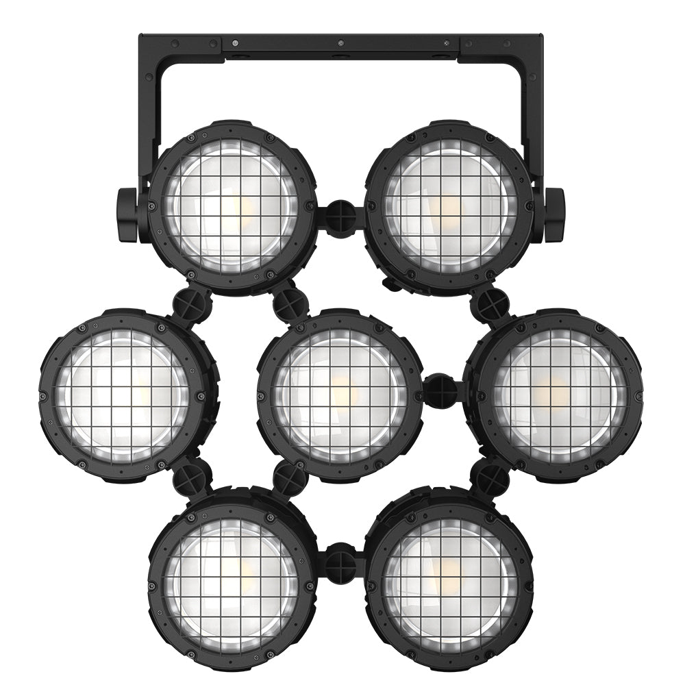 SHEHDS Waterproof 150W RGBLAC COB Linkable Par Light with App Control