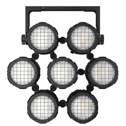 SHEHDS Waterproof 150W RGBLAC COB Linkable Par Light with App Control