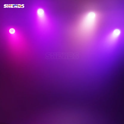 SHEHDS New Version Big Aluminum alloy LED 18x18W RGBWA+UV 6In1 PAR Light High Power Even Color Mixing For DJ Projector