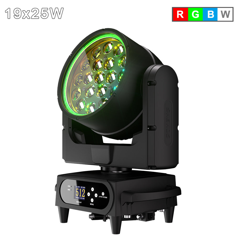 SHEHDS APP Control IP66 19 x Series LED Pixel Zoom Wash Moving Head Light