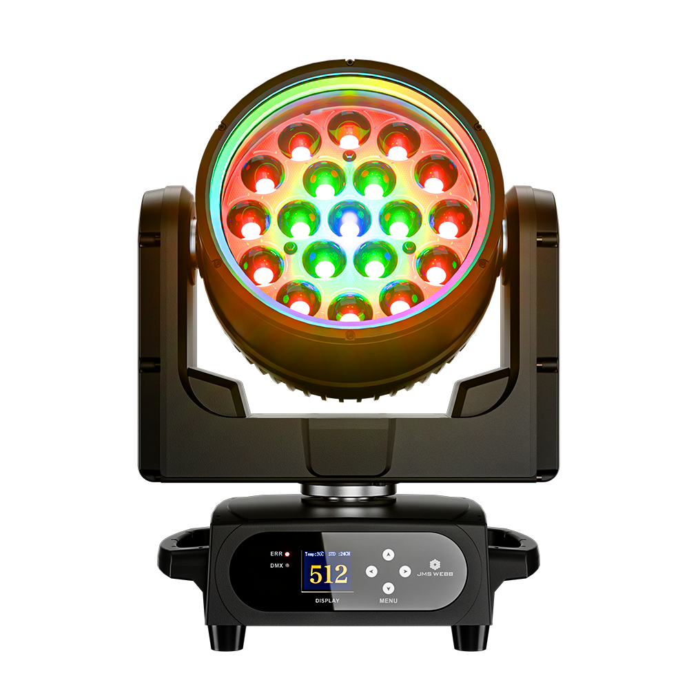 SHEHDS Waterproof LED Moving Head Light 19x15W / 20W / 25W Beam Wash Zoom IP65 Stage Lighting