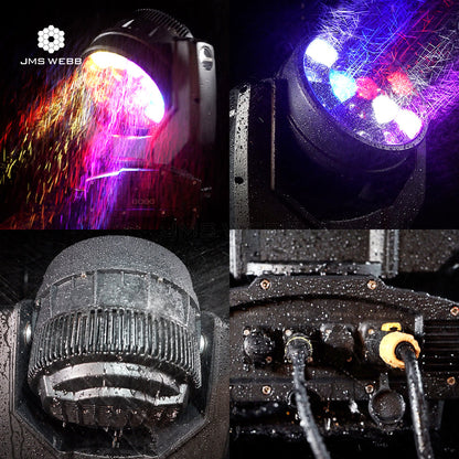 Waterproof LED Wash Big Bee Eye 19x40W RGBW Moving Head Light for Discos Entertainment Concert Performance Stage Theater JMS WEBB