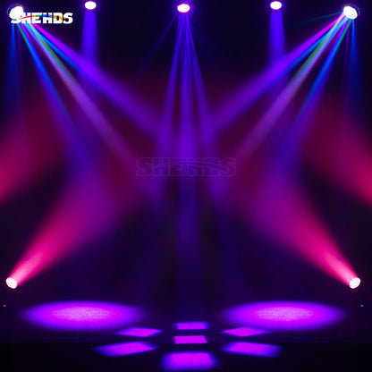 JMS WEBB (Mirror Rotation) LED ZOOM & BEAM & WASH Small Bee Eye 7X40W RGBW Light Point Control For Stage Performance Concert