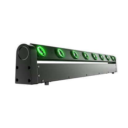 LED Beam 8x12W RGBW Moving Head Lighting For Wedding DJ Show