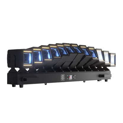 GalaxyJet LED 12x60W RGBW 12 Moving Head Wave Bar Light Beam & Wash Stage Lighting