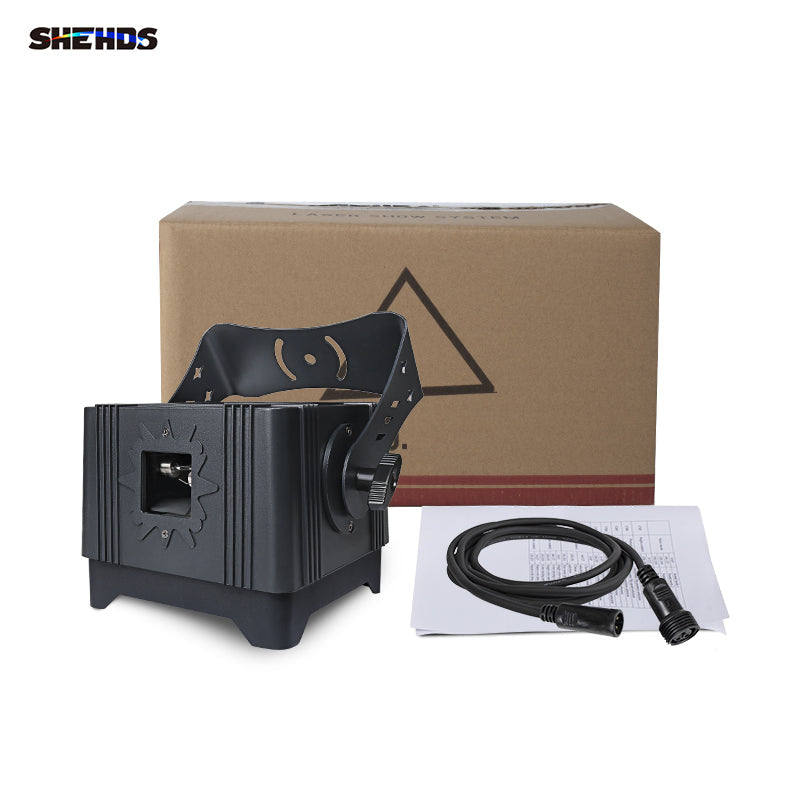 SHEHDS Waterproof Laser 3W RGB Scanning Pattern Animation Laser Light for Performance Stage Wedding DJ Nightclub