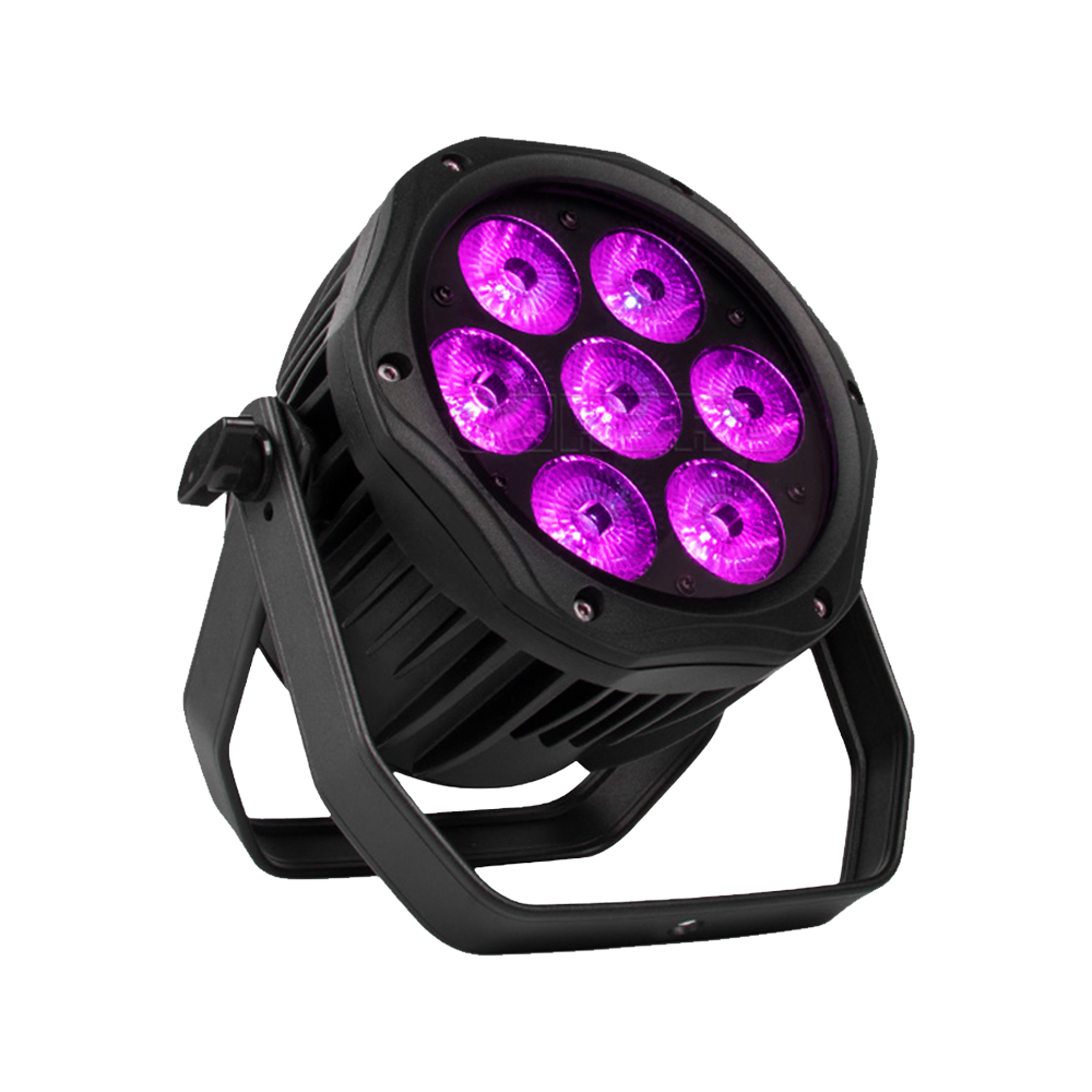 SHEHDS Waterproof LED Par 7x12W RGBW /7x18 RGBWA+UV For Outdoor Stage Night Club DJ Stage