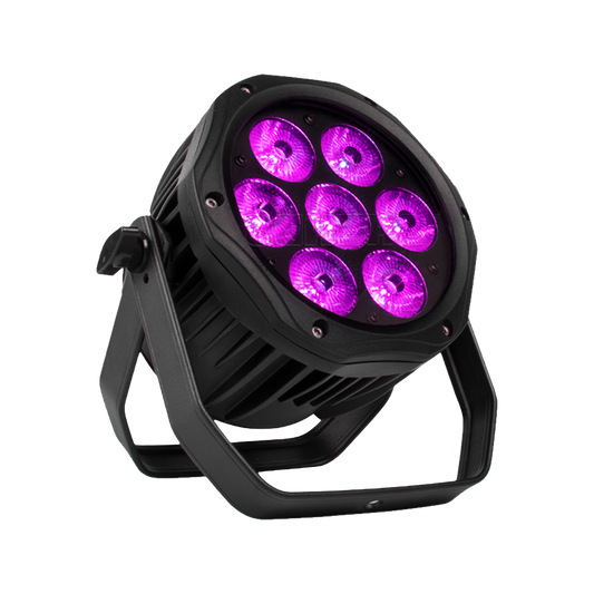 SHEHDS Waterproof LED Par 7x12W RGBW /7x18 RGBWA+UV For Outdoor Stage Night Club DJ Stage