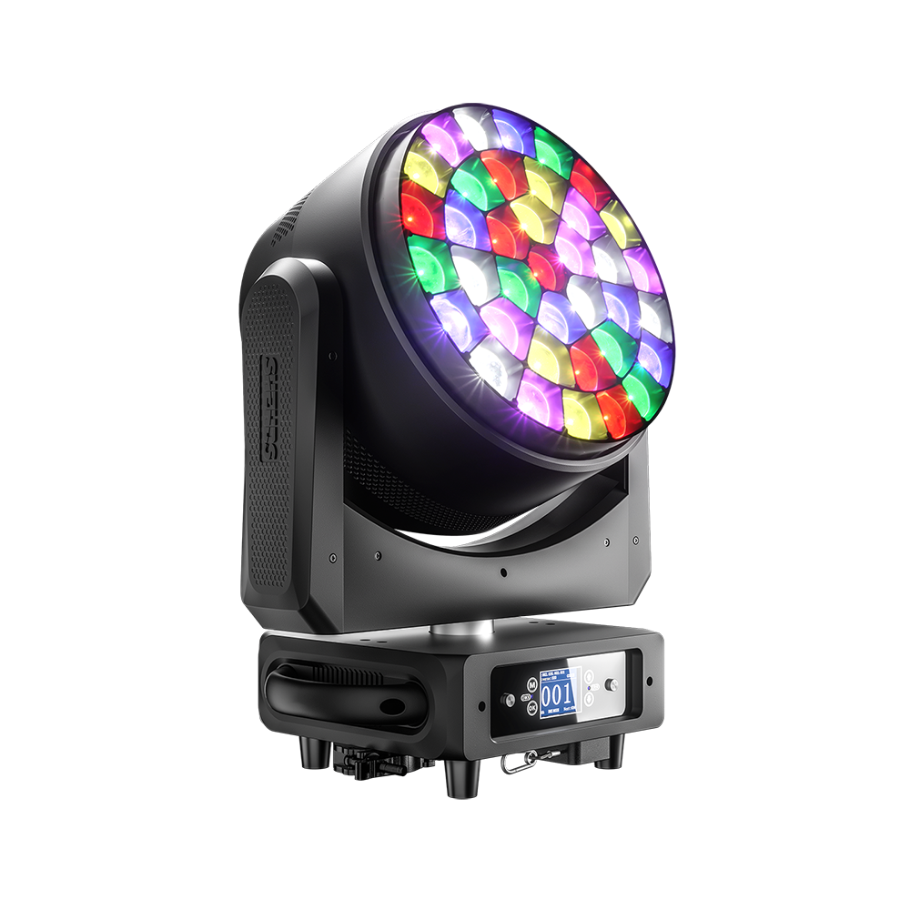 JMS WEBB LED Ultra Wash Big Bees Eyes 37x25W&40W RGBW Moving Head Light | Ultra Quiet | Wide Angle | DMX512 | For Theater,Stage, Events, Weddings