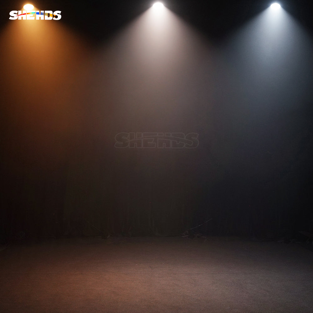 SHEHDS New Version Aluminum Alloy LED 200W Cool&Warm White 2in1 COB Light Uniform Color Mix Temperature Control Protection Performance Stage