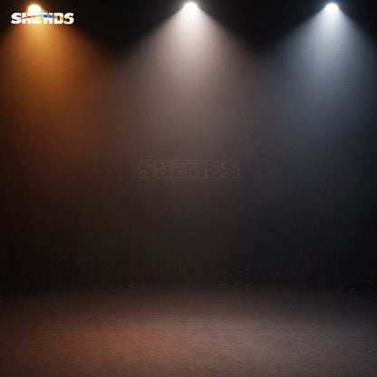 SHEHDS New Version Aluminum Alloy LED 200W Cool&Warm White 2in1 COB Light Uniform Color Mix Temperature Control Protection Performance Stage