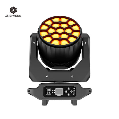 JMS WEBB LED Wash Big Bee Eye 19x20W & 19x40W RGBW Moving Head Light for Church Wedding Concert Theater Performance Stage