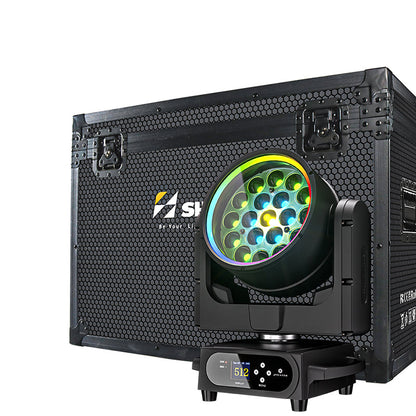 SHEHDS Waterproof LED Moving Head Light 19x15W / 20W / 25W Beam Wash Zoom IP65 Stage Lighting