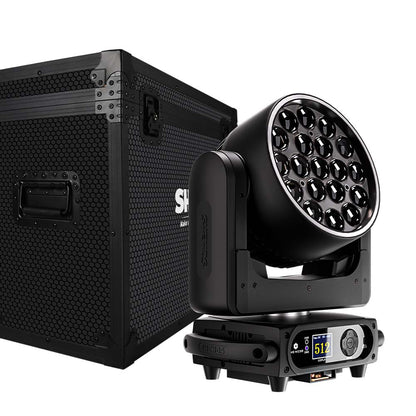 SHEHDS LED Moving Head Light 19x15W /20W/25W Beam Wash Zoom Stage Lighting