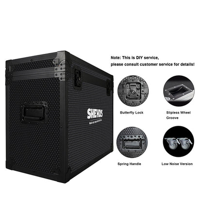 SHEHDS App Control 200W/300W COB Par Light with Barndoor Spot Zoom Stage Light