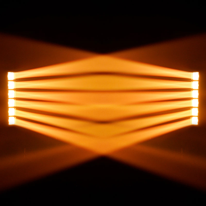 GalaxyJet LED Beam 6x60W RGBW Moving head Matrix Lighting with Ring