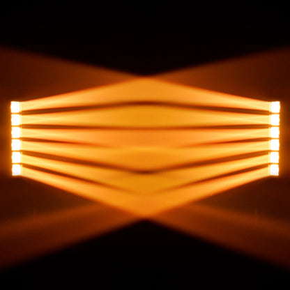 GalaxyJet LED Beam 6x60W RGBW Moving head Matrix Lighting with Ring