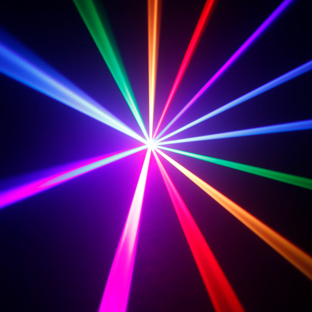 New APP Control  SHEHDS 1W RGB Scan Laser Double Pattern Superimposed For Performance Stage DJ Nightclub Wedding