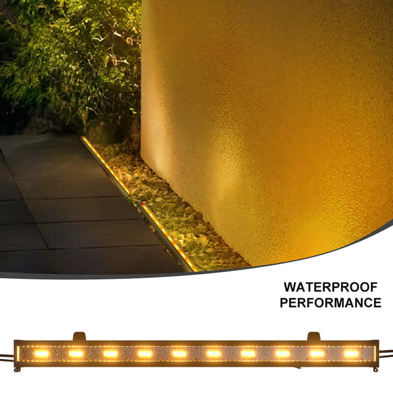 SHEHDS Waterproof LED Retro 10x20W Amber Strobe Light Zero Noise Outdoor