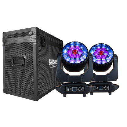 JMS WEBB LED Wash Big Bee Eye 19x20W & 19x40W RGBW Moving Head Light for Church Wedding Concert Theater Performance Stage