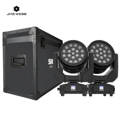 Waterproof LED Wash Big Bee Eye 19x40W RGBW Moving Head Light for Discos Entertainment Concert Performance Stage Theater JMS WEBB