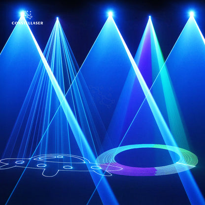 New APP Control  Constellaser 6W Moving Head Laser Light For Wedding DJ Club Theater Performance stage
