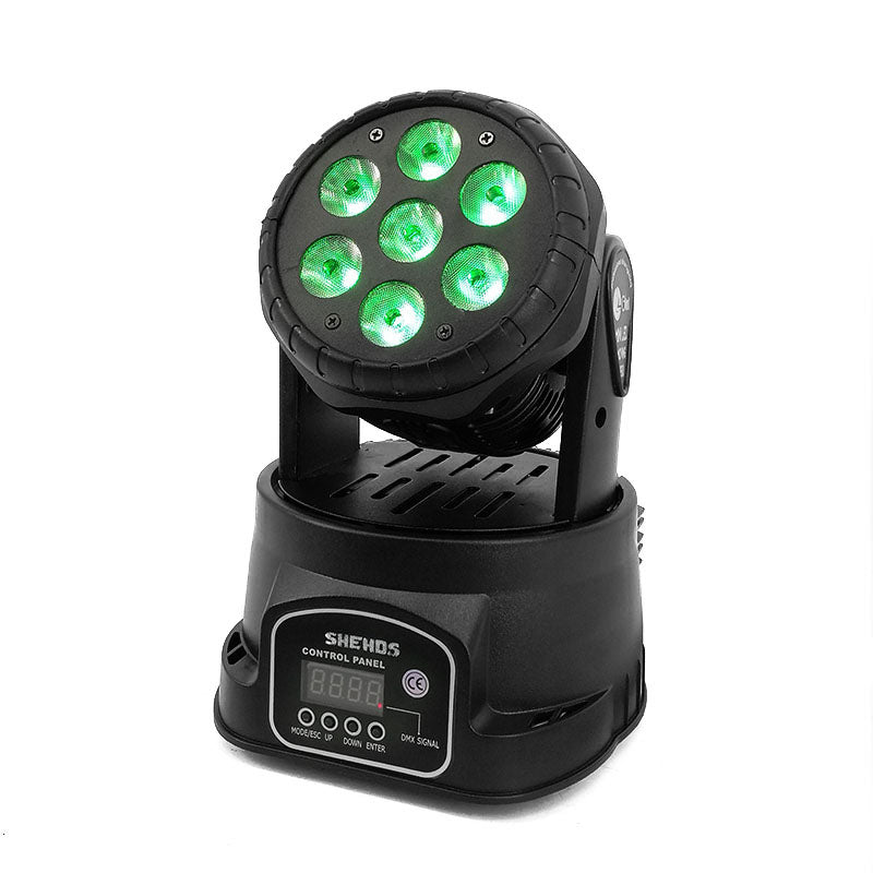 LED Moving Head Wash 7x12W&7x18W Lighting DJ Night Club Show DJ Disco Stage Moving Head Lights