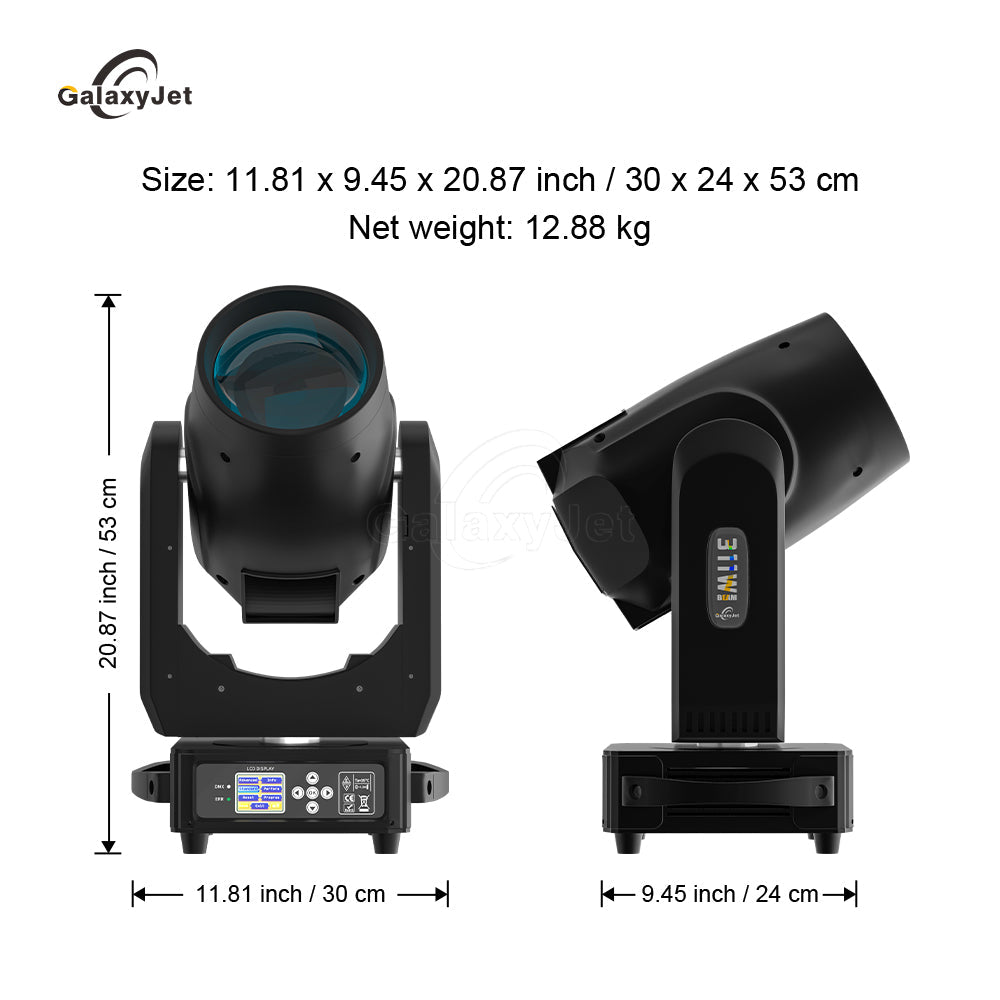 GalaxyJet（Bulb）Beam 311W 14R Double Prisms Moving Head Lights For Night Club Wedding Theater Entertainment Activities